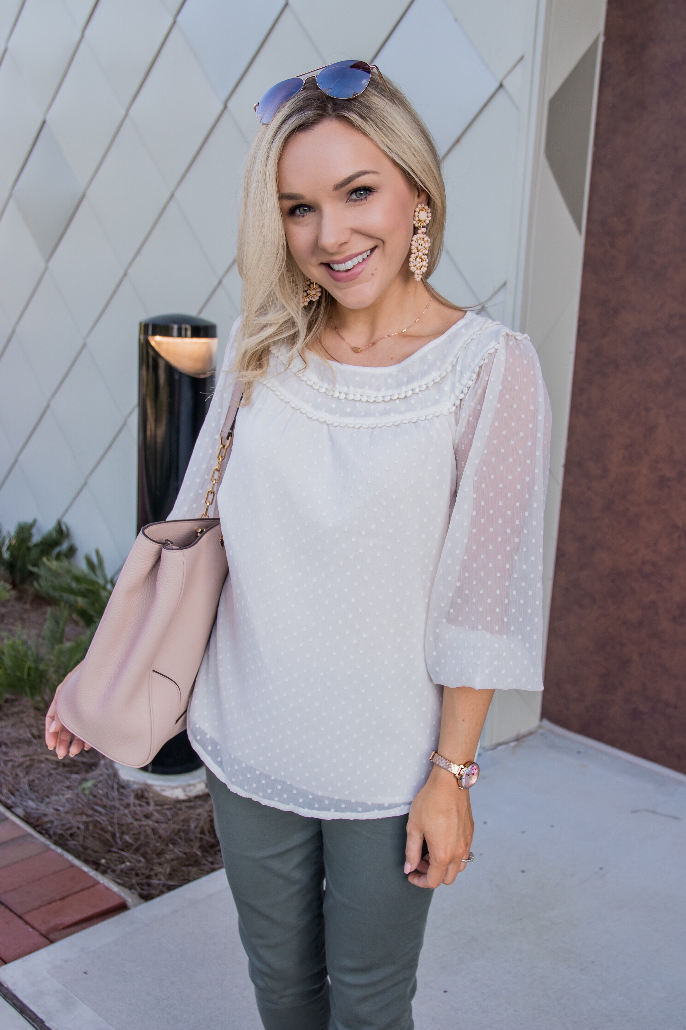 casual workwear blouse