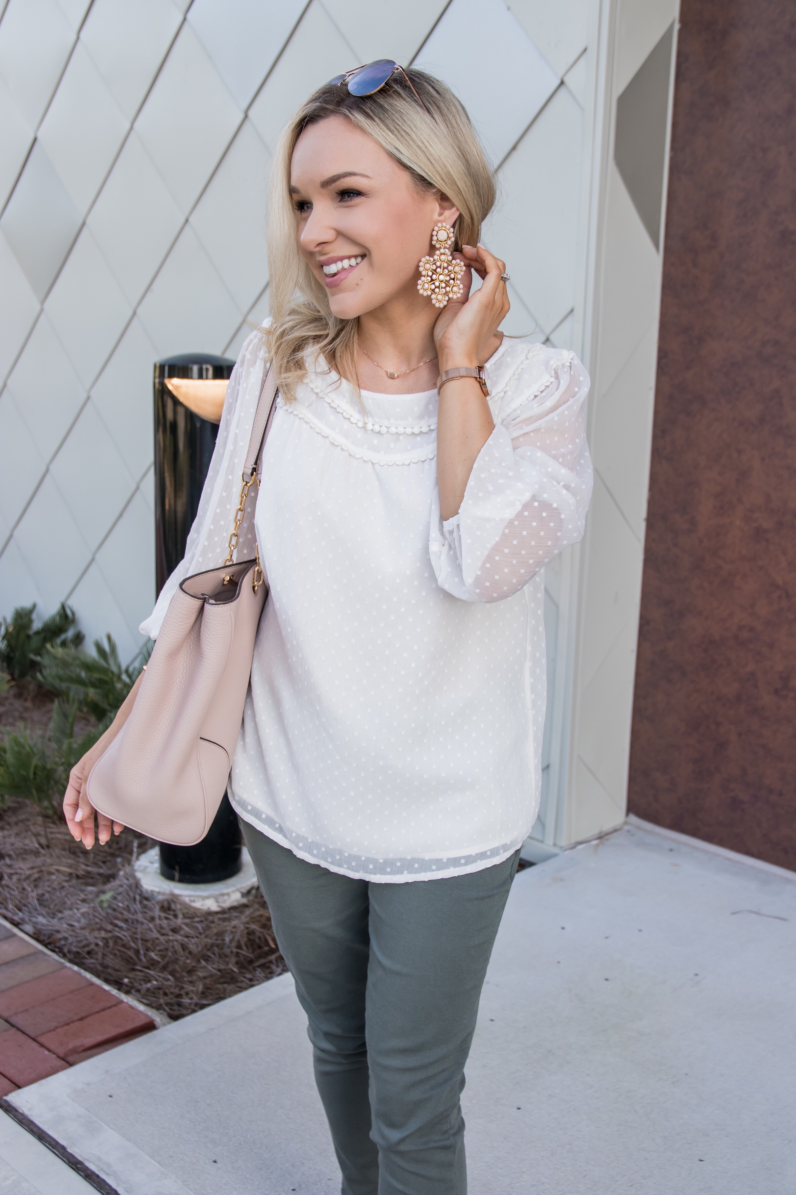 casual workwear blouse