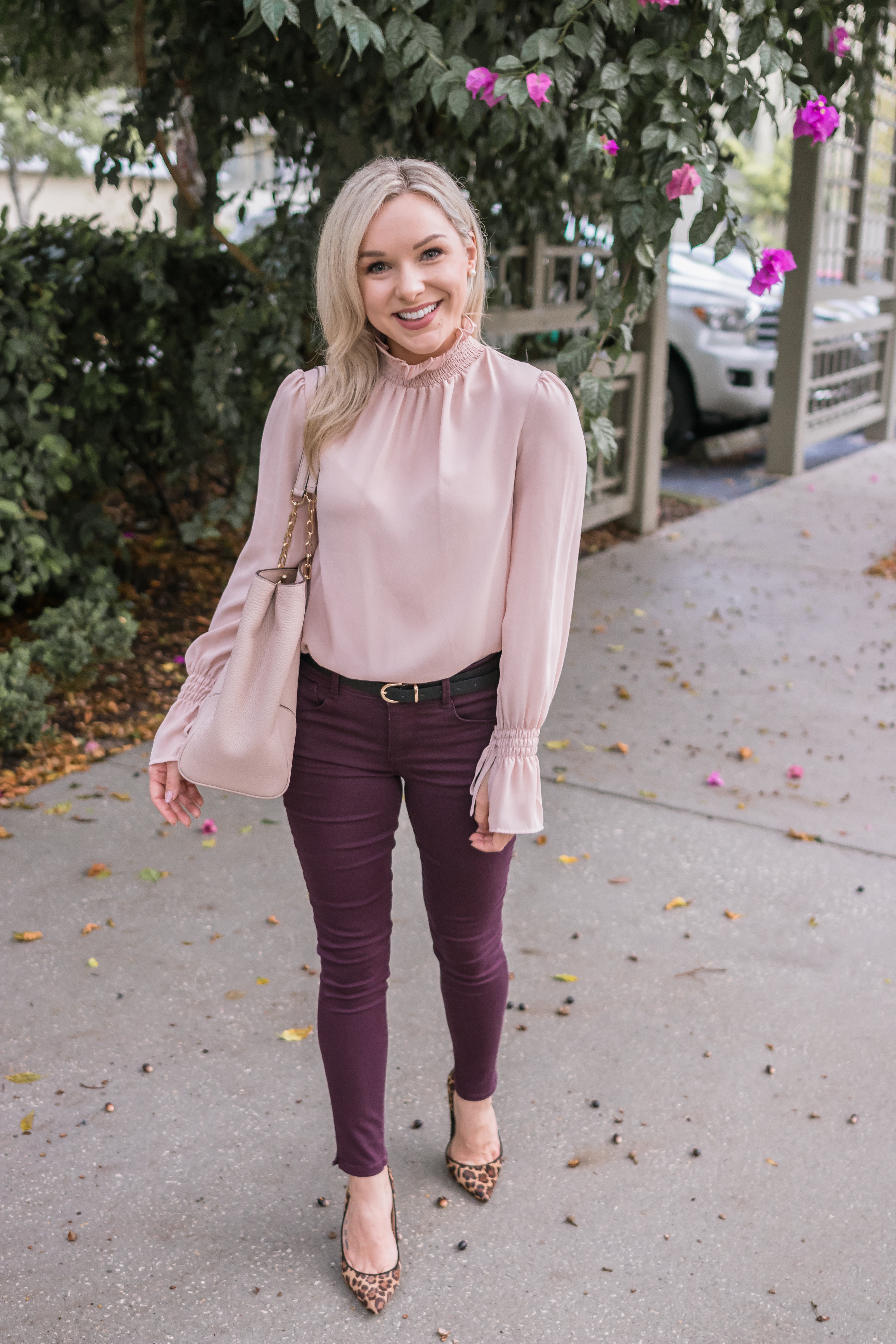 how to wear blush for fall