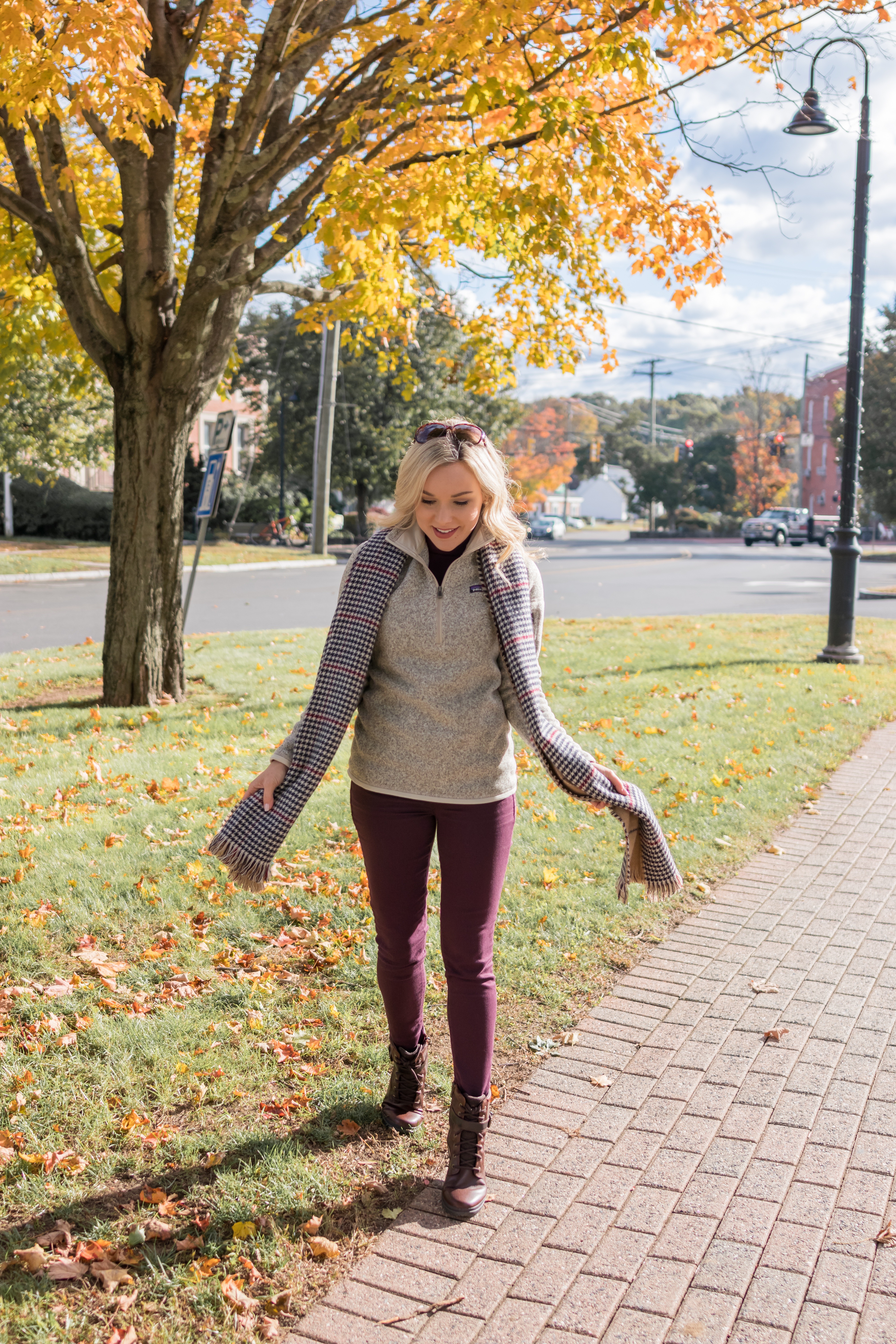cozy casual outfit for fall