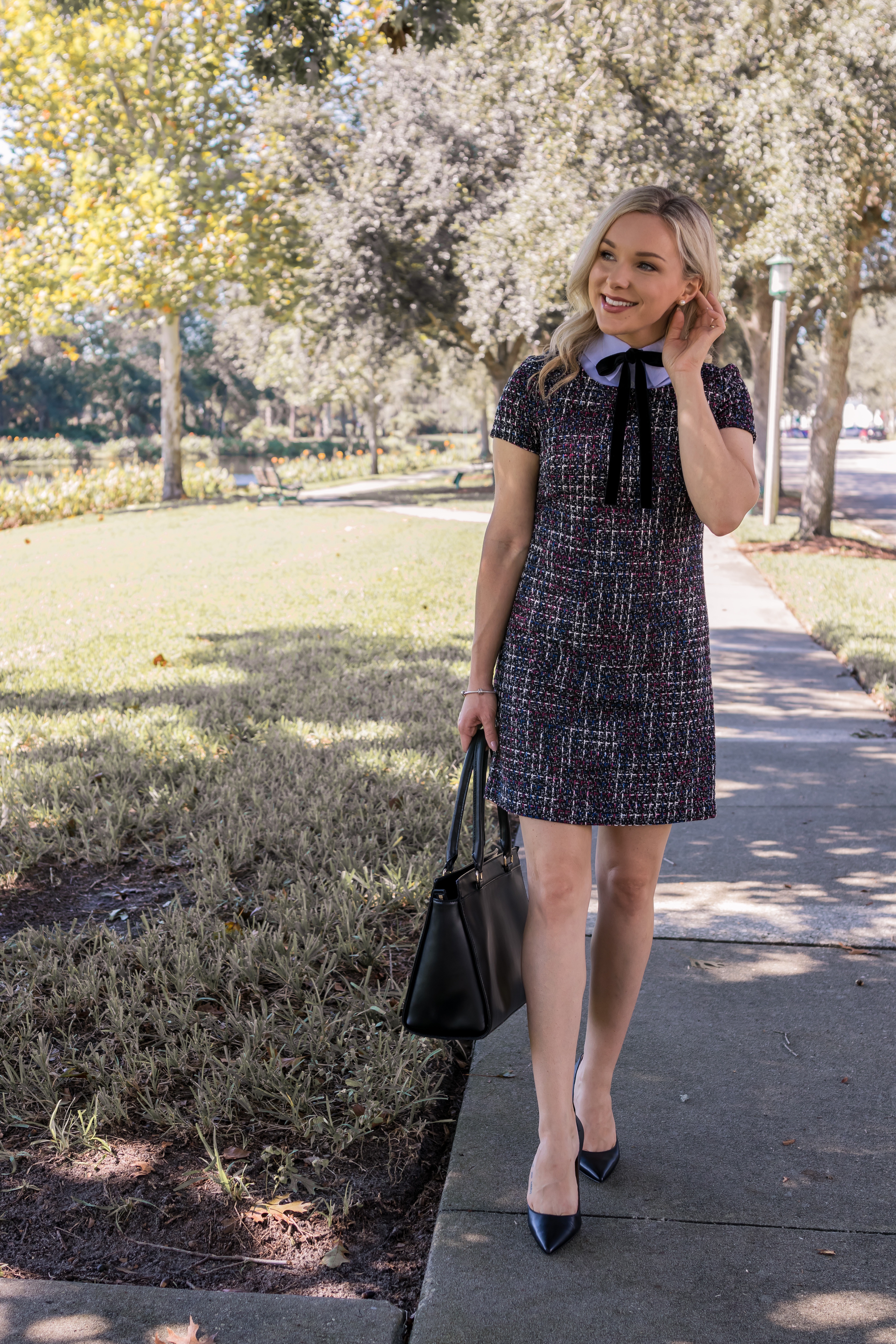 tweed dress for fall