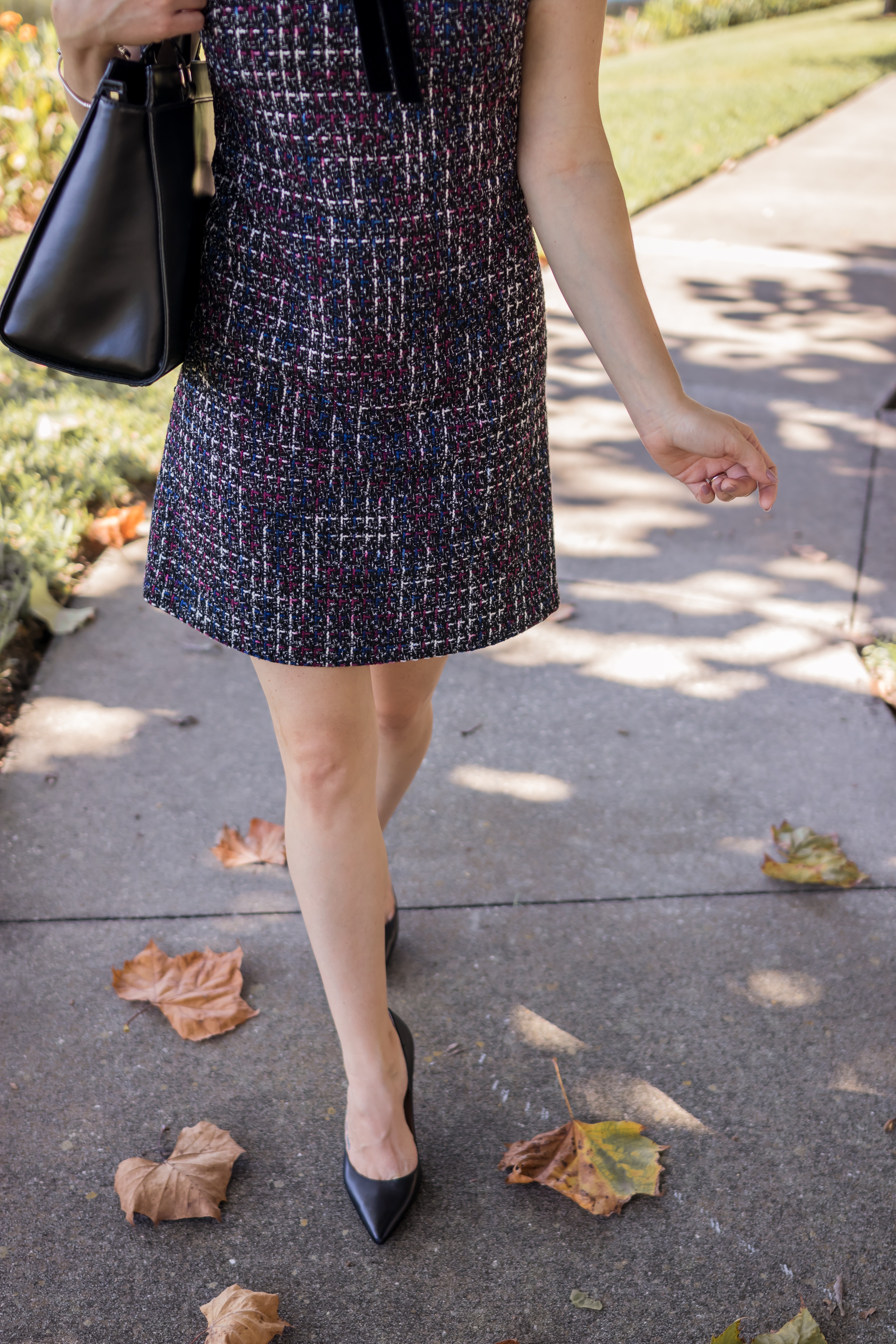 tweed dress for fall