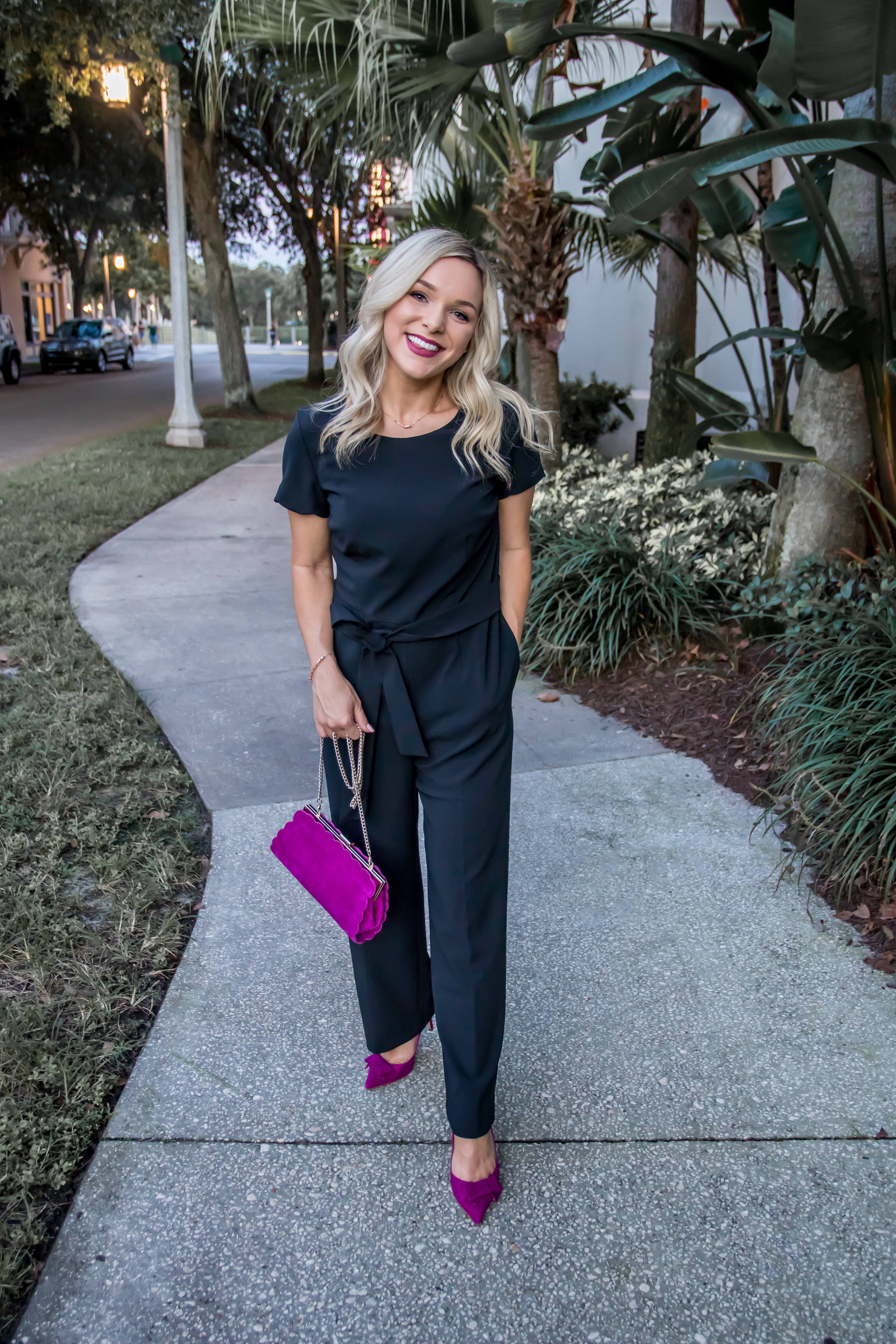 classic black jumpsuit