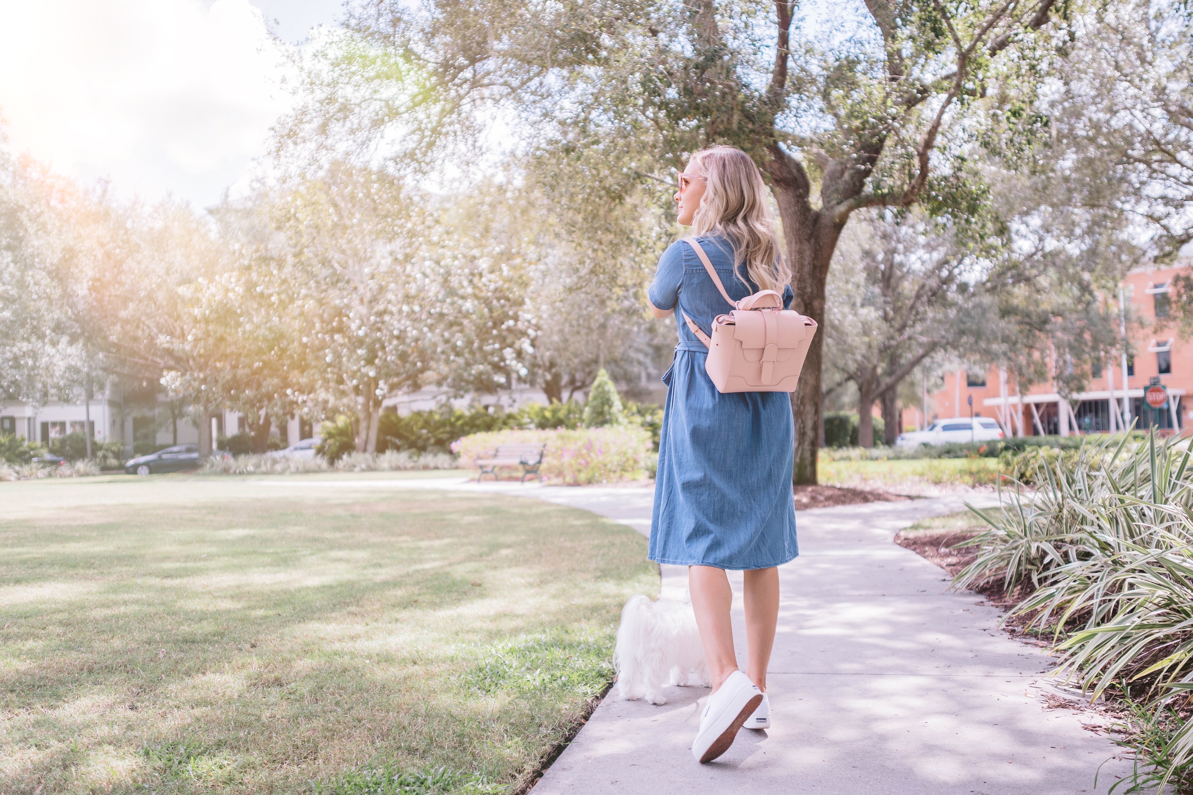 chambray shirtdress | weekend style