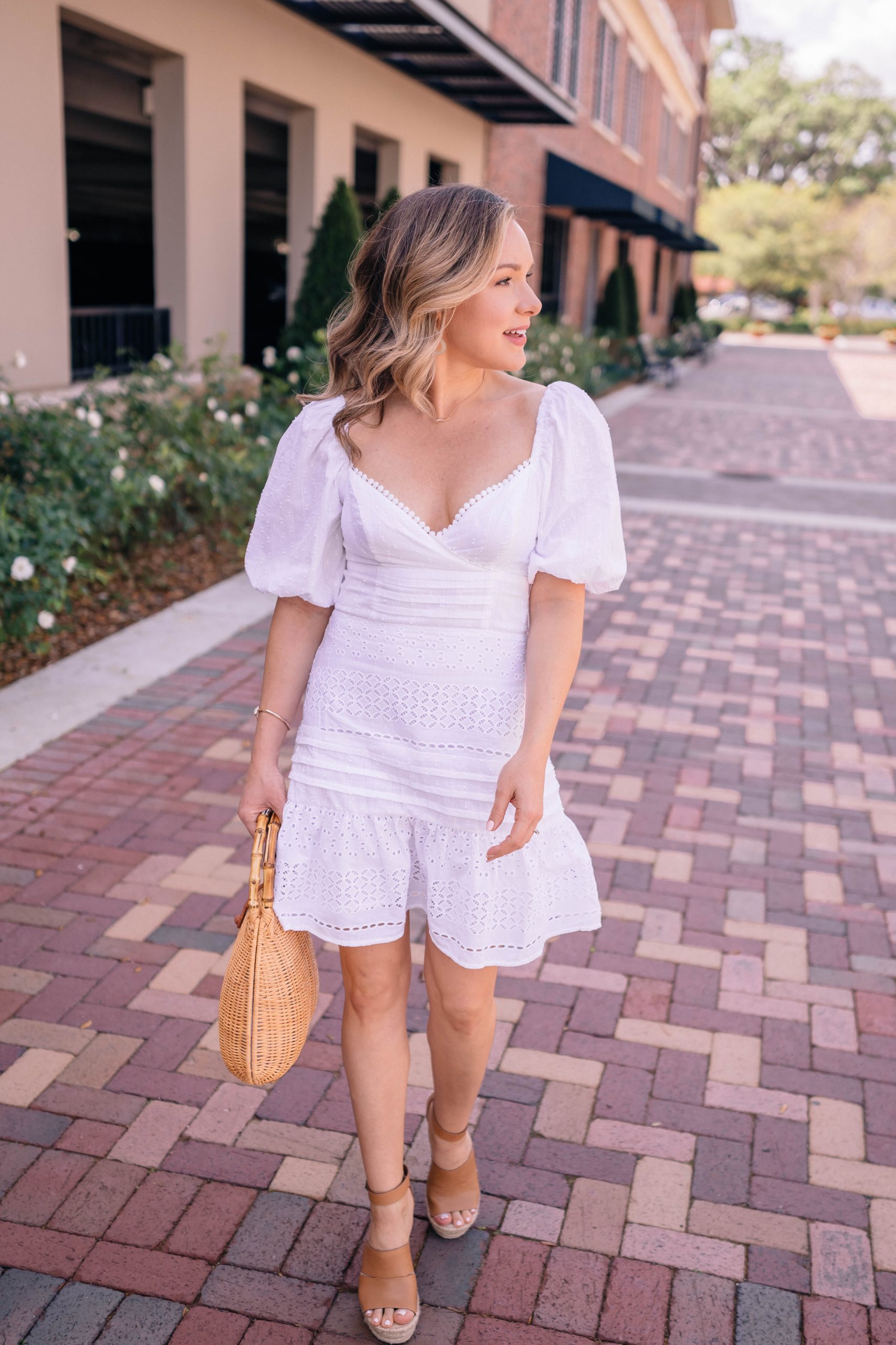 white dress