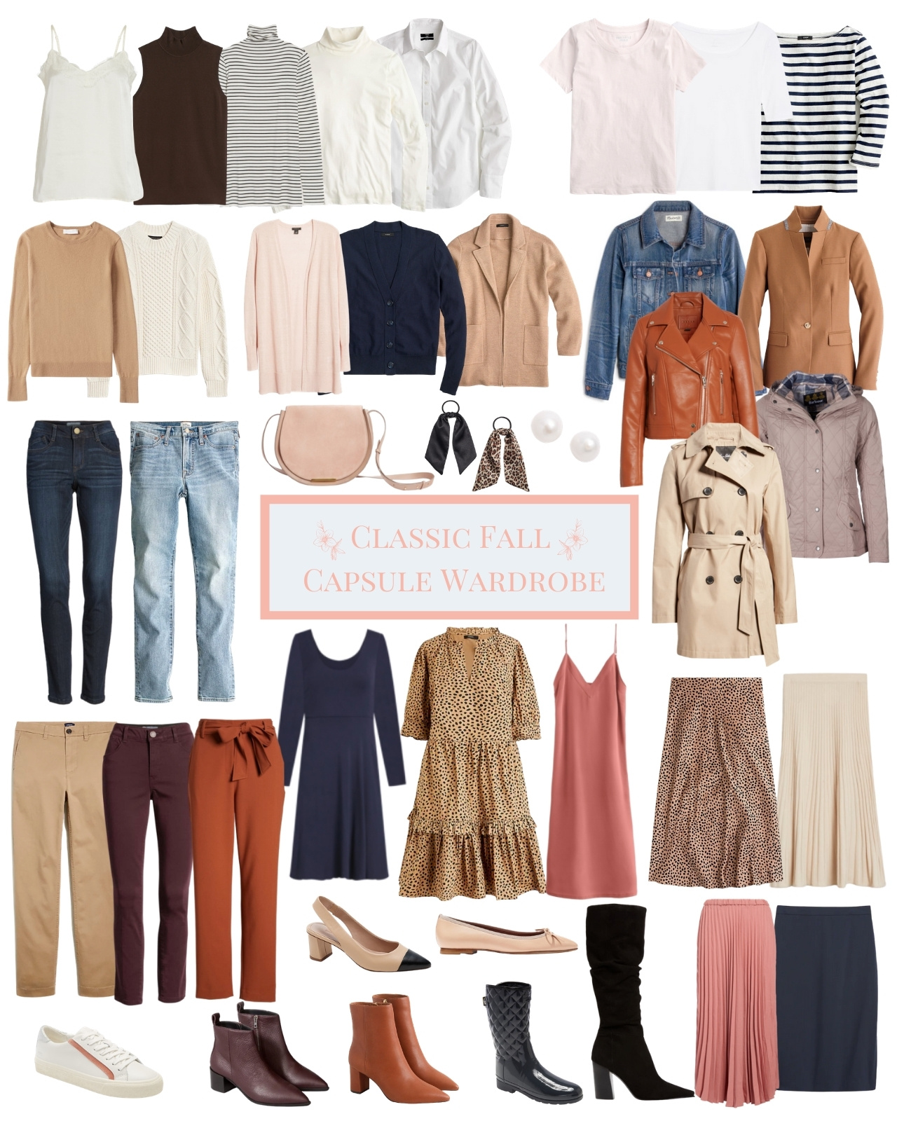 classic fall capsule wardrobe essentials