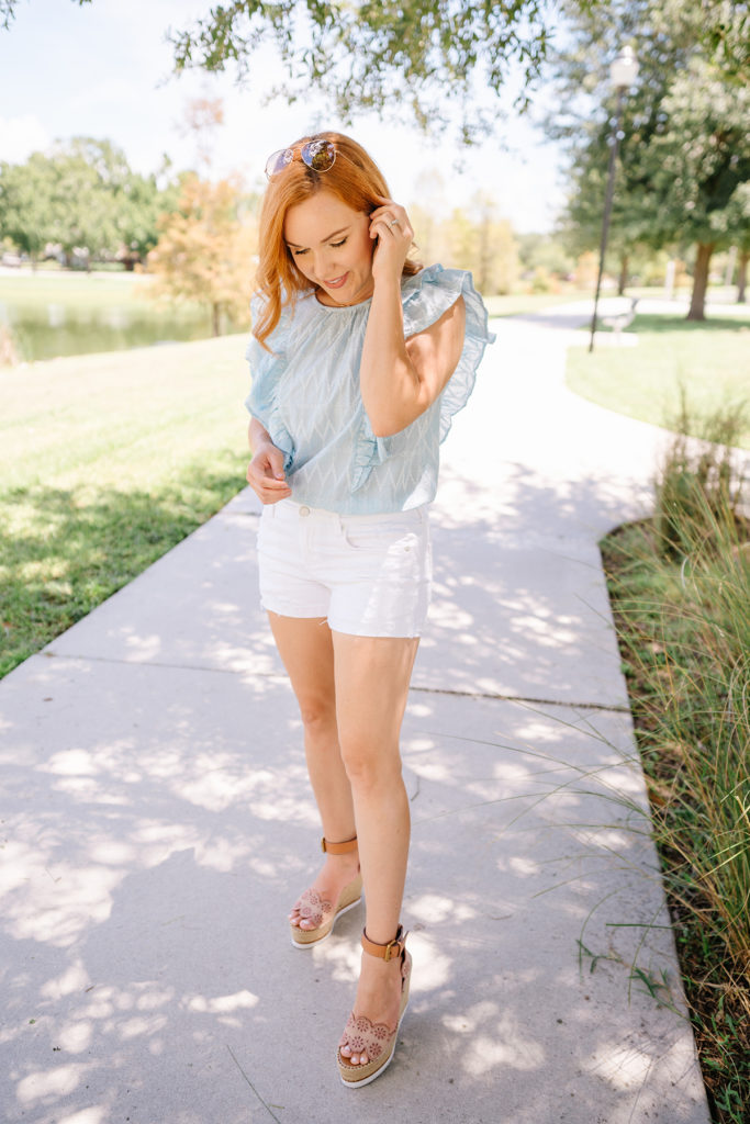 blue and white summer styles