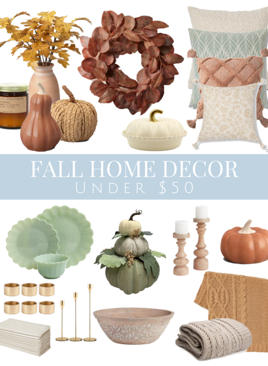 fall home decor under $50