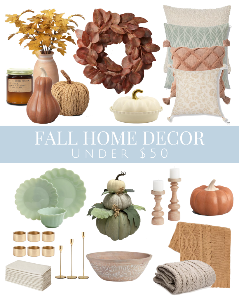 fall home decor under $50