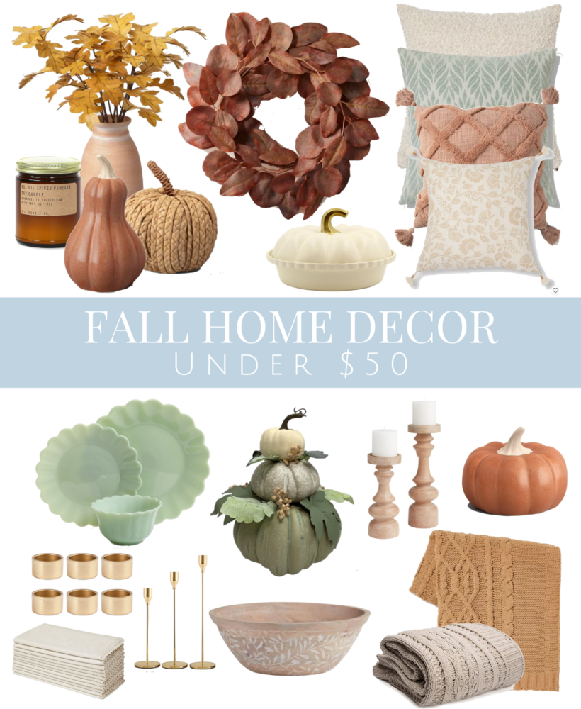 fall home decor under $50